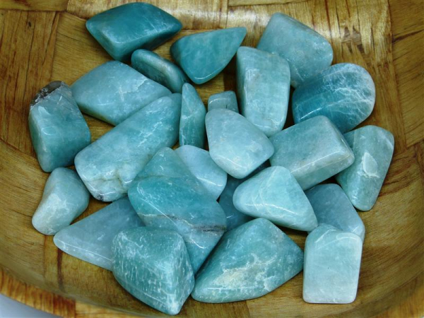 Amazonit Trommelsteine , 200g Pack